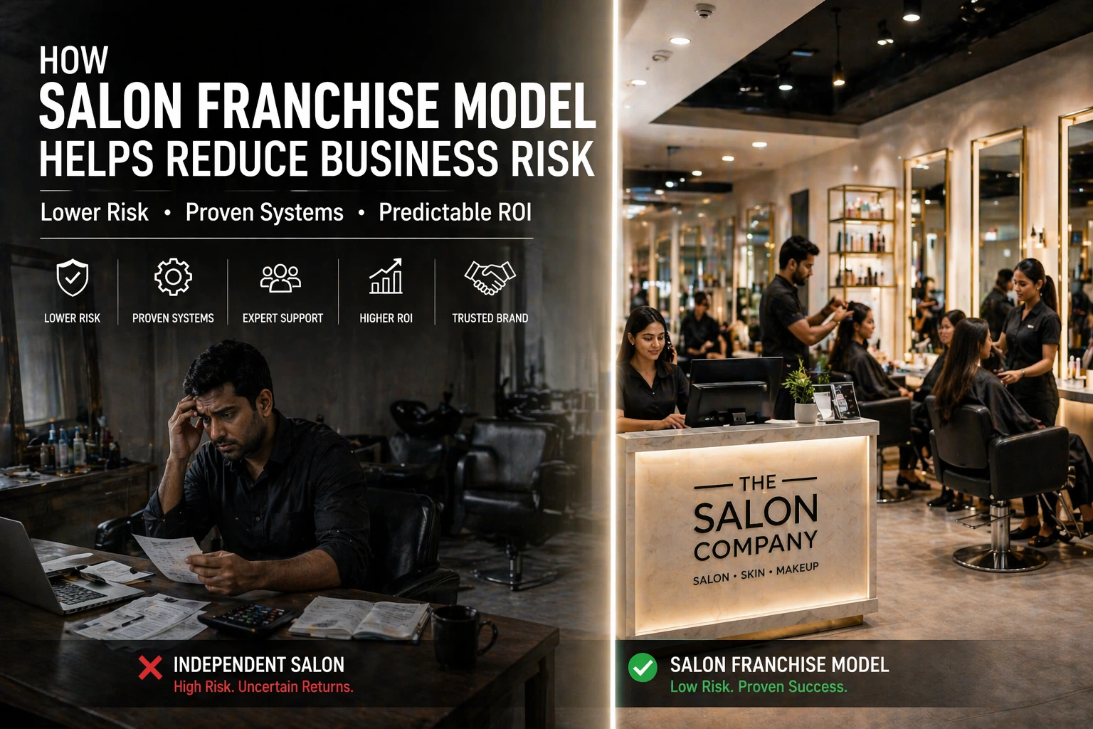 How Salon Franchise Model Helps Reduce Business Risk