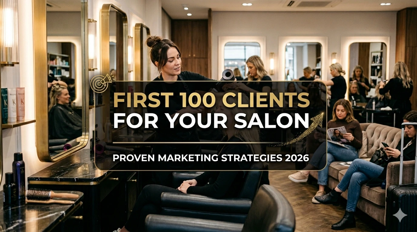 How to Get Your First 100 Clients for Your Salon (2026 Guide)