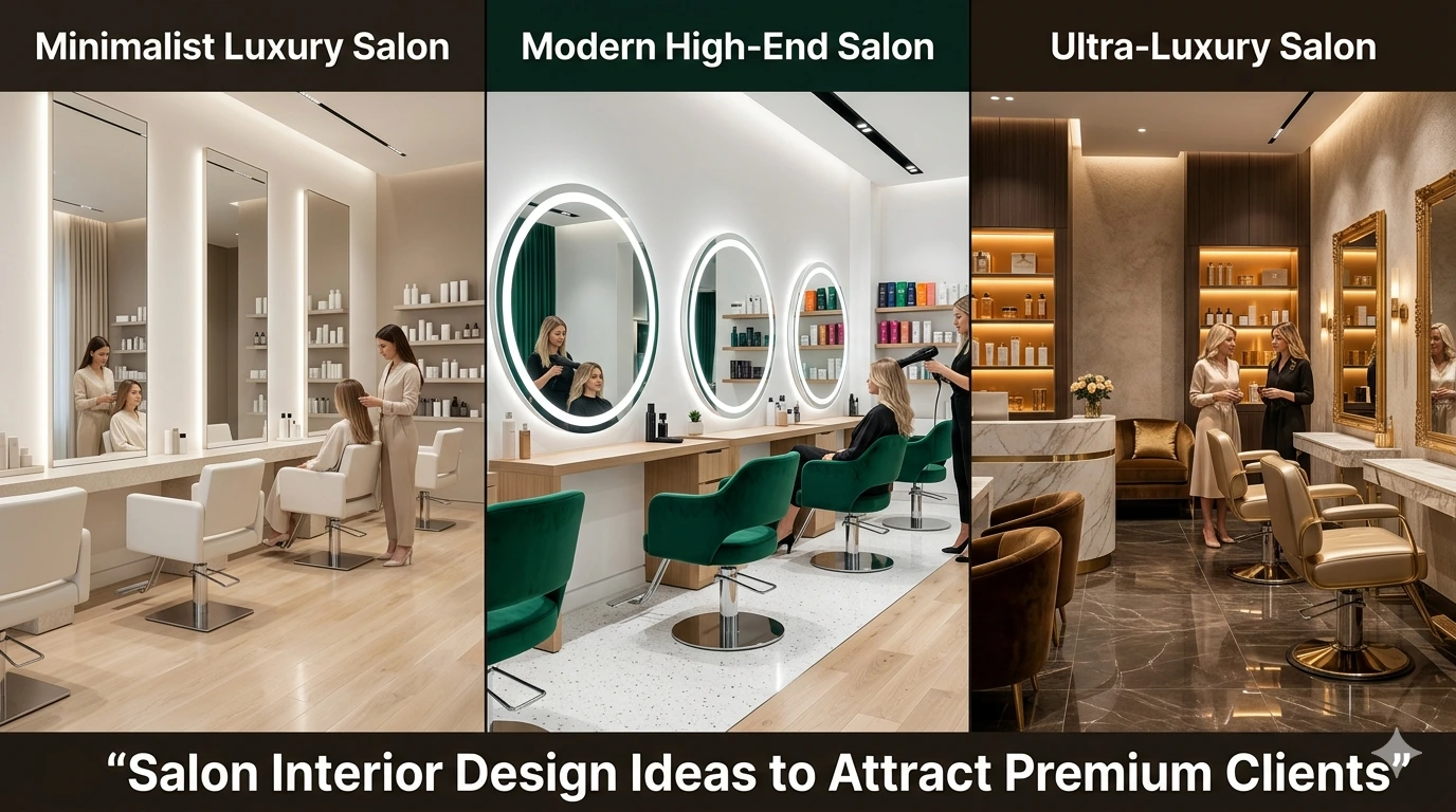 9 Salon Interior Design Ideas to Attract Premium Clients