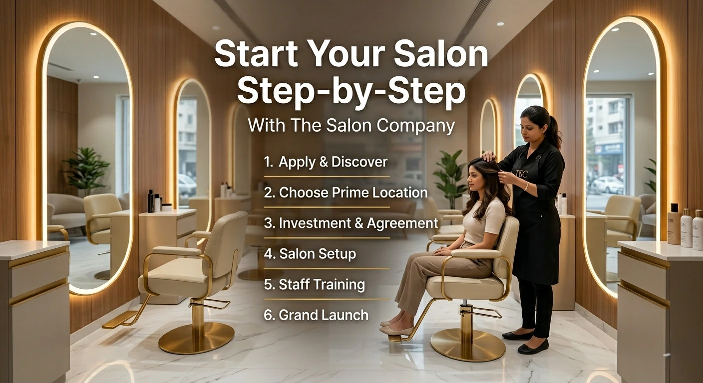 Step-by-Step Process to Start Your Salon with The Salon Company