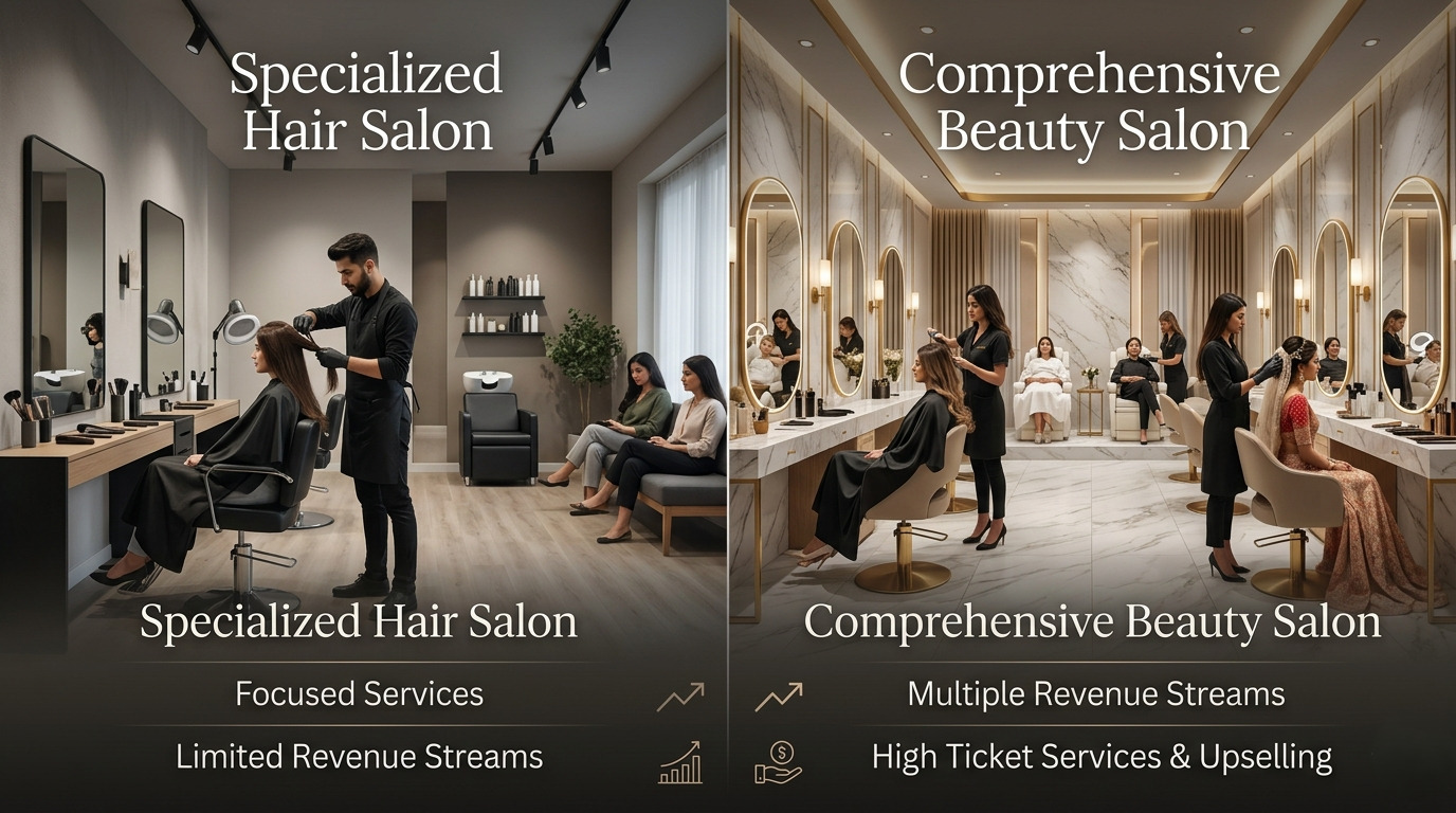 Beauty Salon vs Hair Salon – Which Business is Better in India