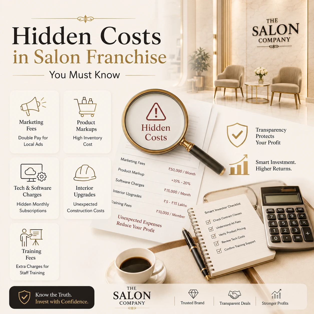 Hidden Costs in Salon Franchise You Must Know