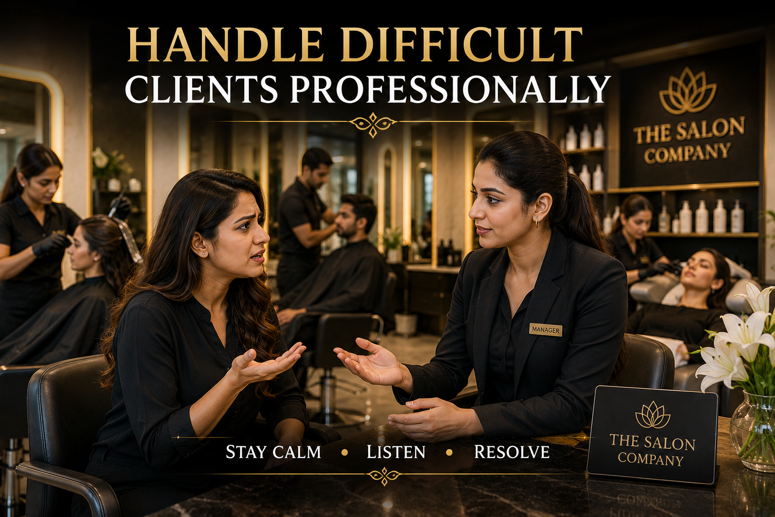 How to Handle Difficult Salon Customers Professionally