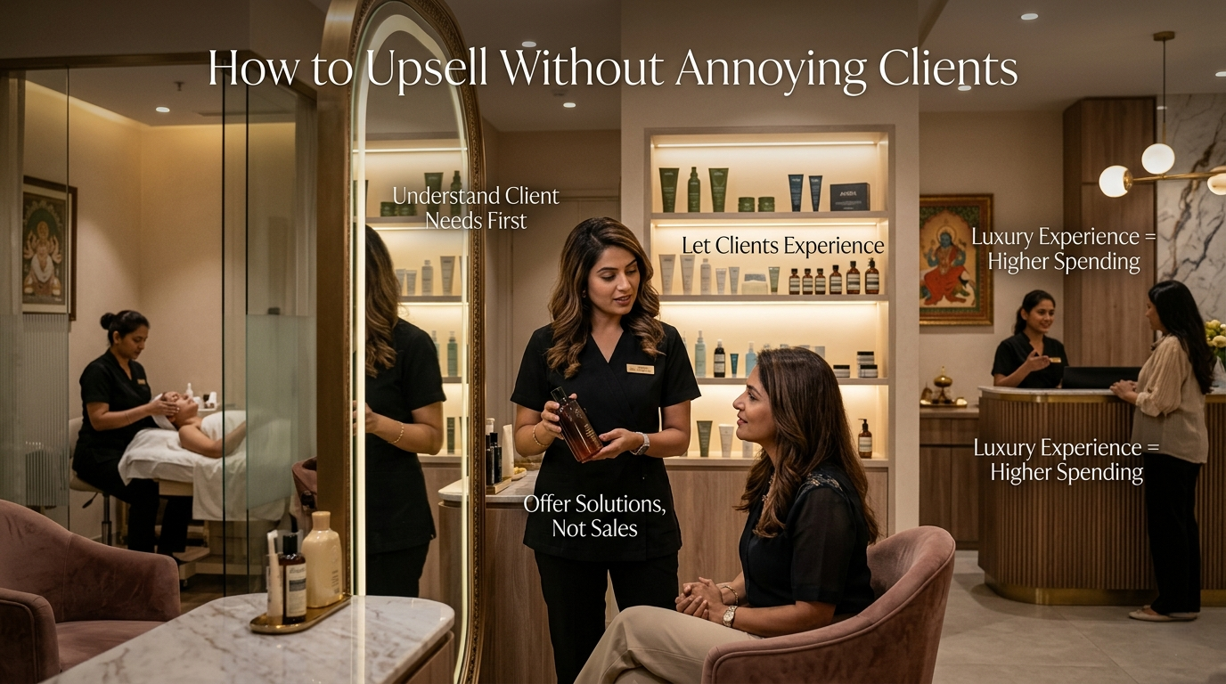 How to Upsell Services in Salon Without Annoying Customers