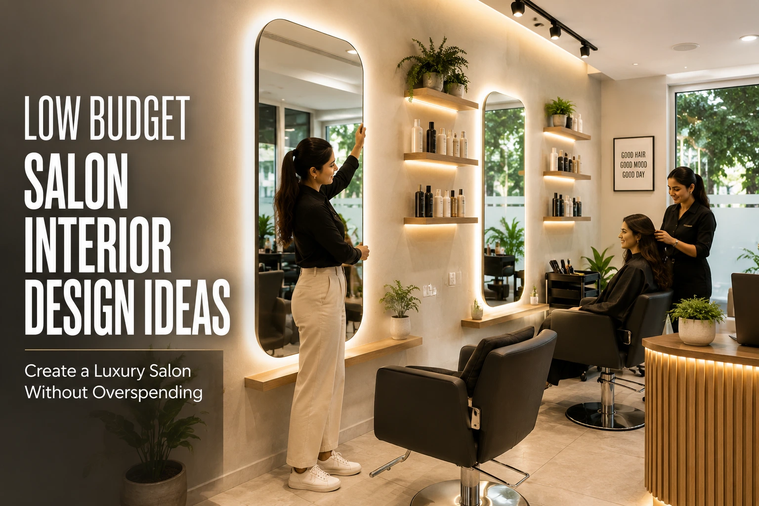 Low Budget Salon Interior Design Ideas