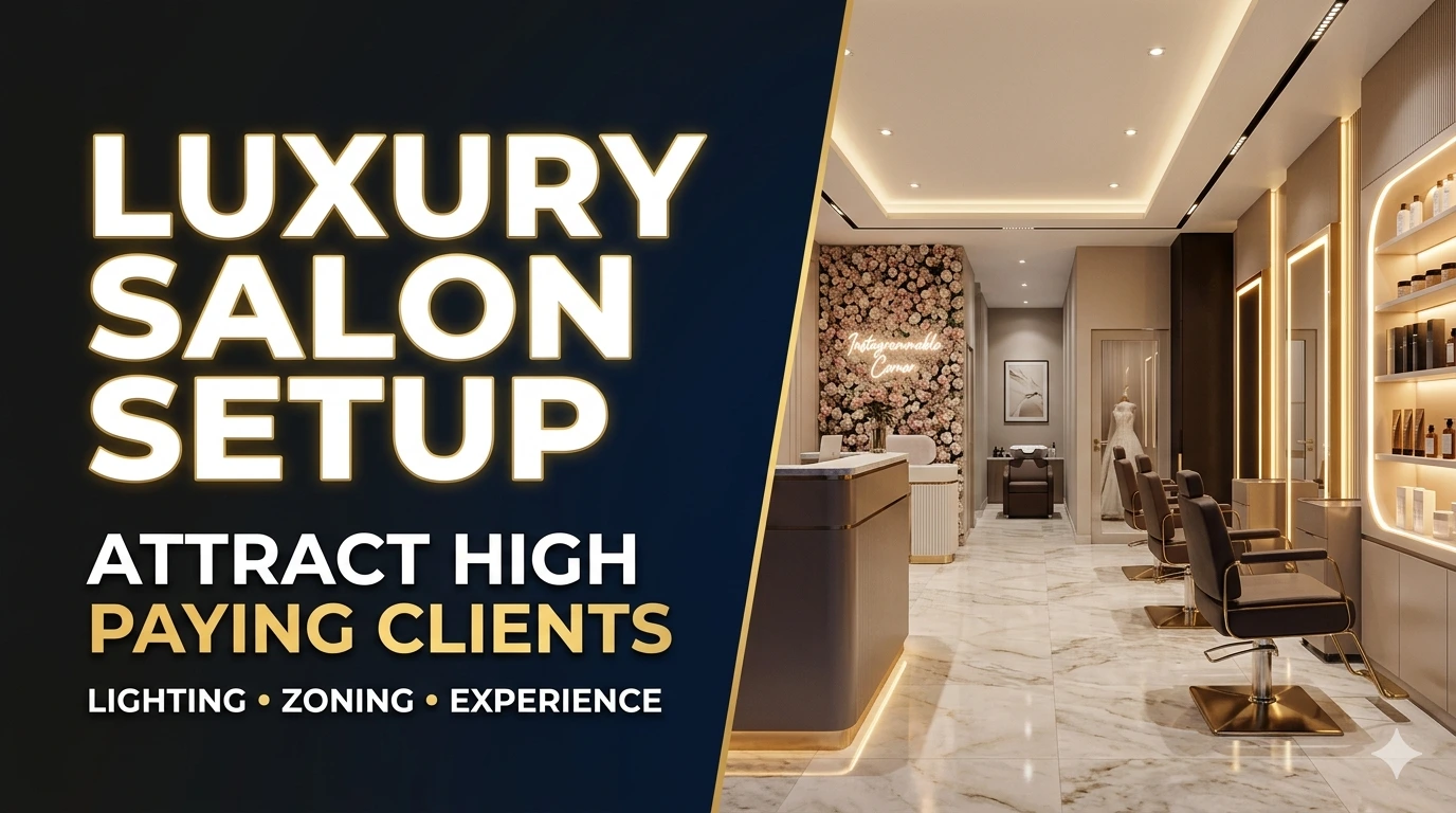 Luxury Salon Setup Ideas to Attract High Paying Clients