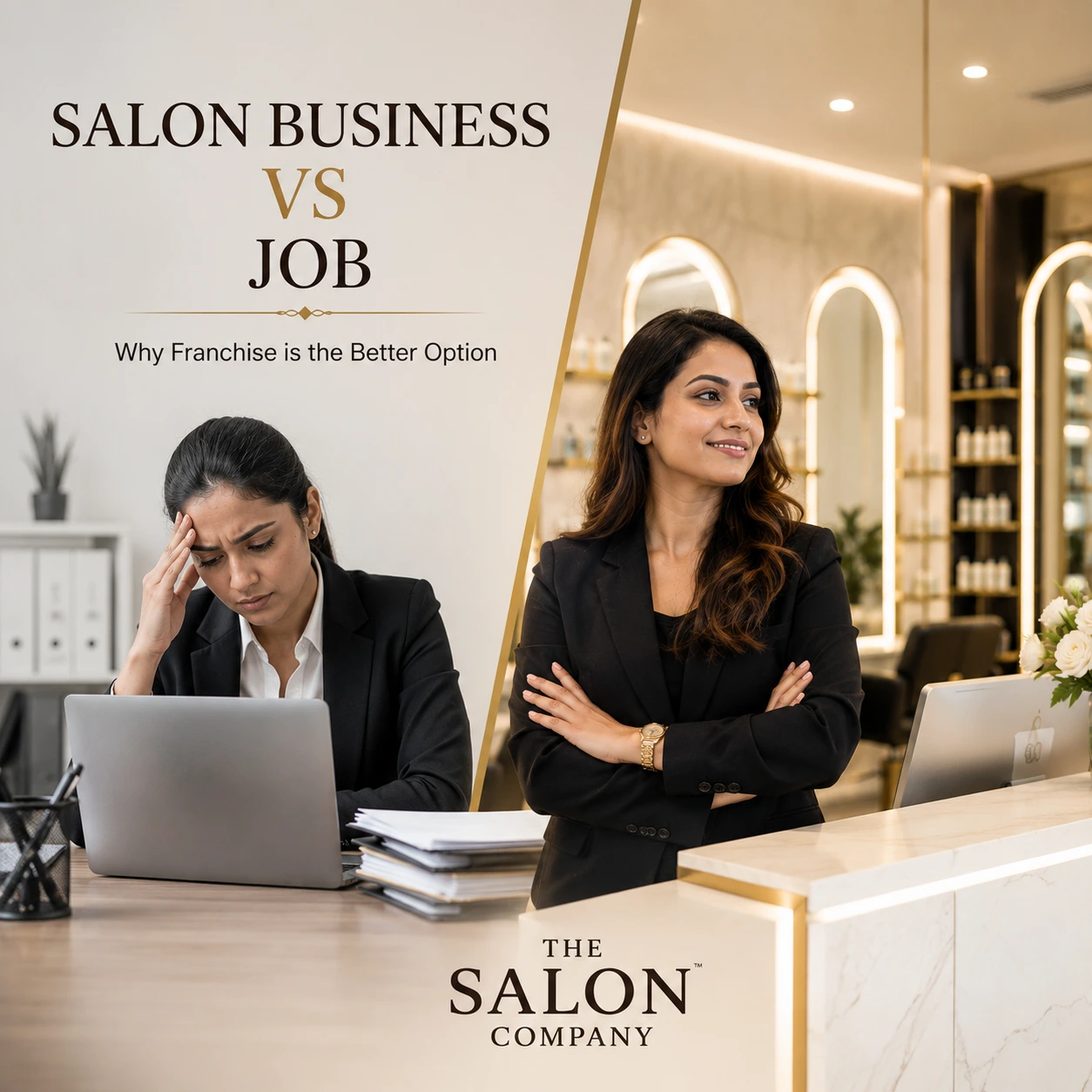Salon Business vs Job: Why Franchise is Better Option