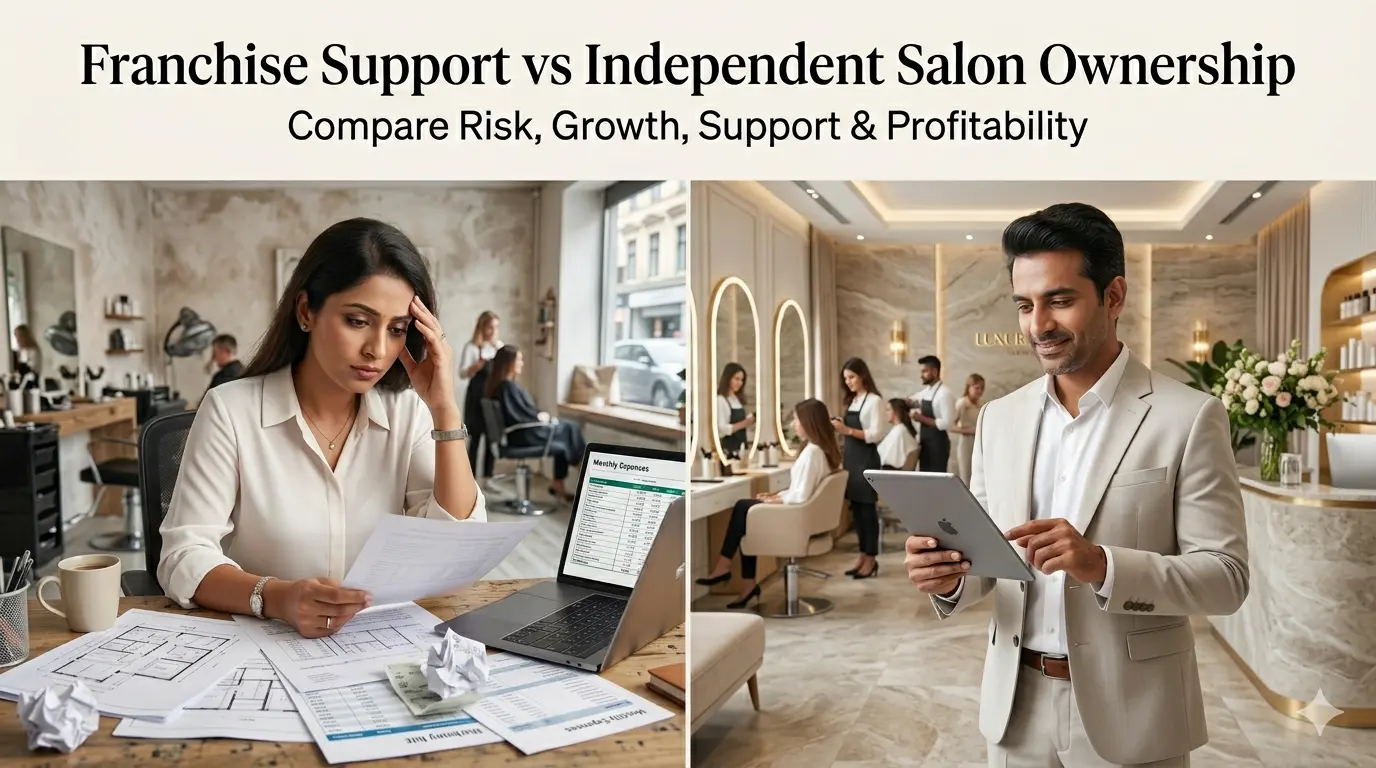 Franchise Support vs Independent Salon Ownership