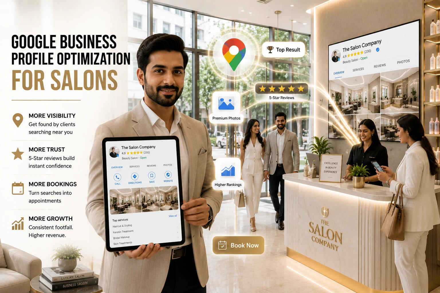 Google Business Profile Optimization for Salons