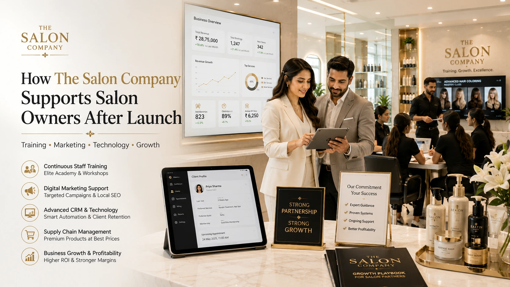 How The Salon Company Supports Salon Owners After Launch